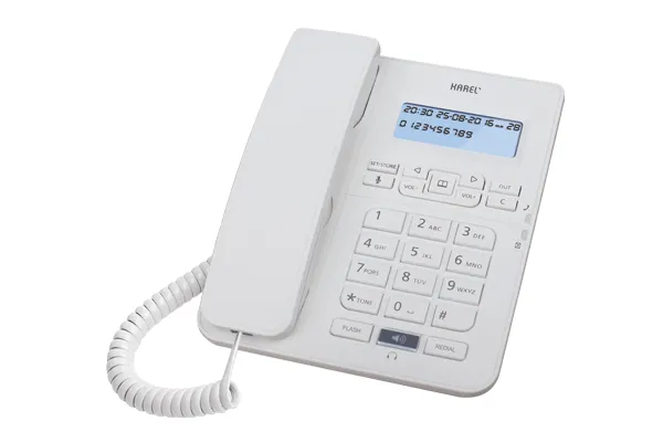 Karel TM145 Ekranlı Masa Telefonu - Bej