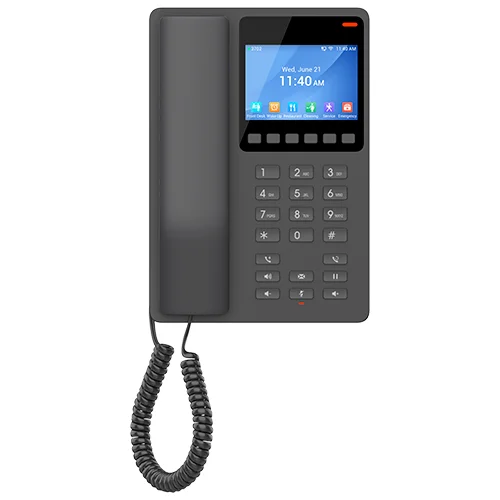 Grandstream GHP631W Wi-Fi IP Otel Telefonu (Siyah)