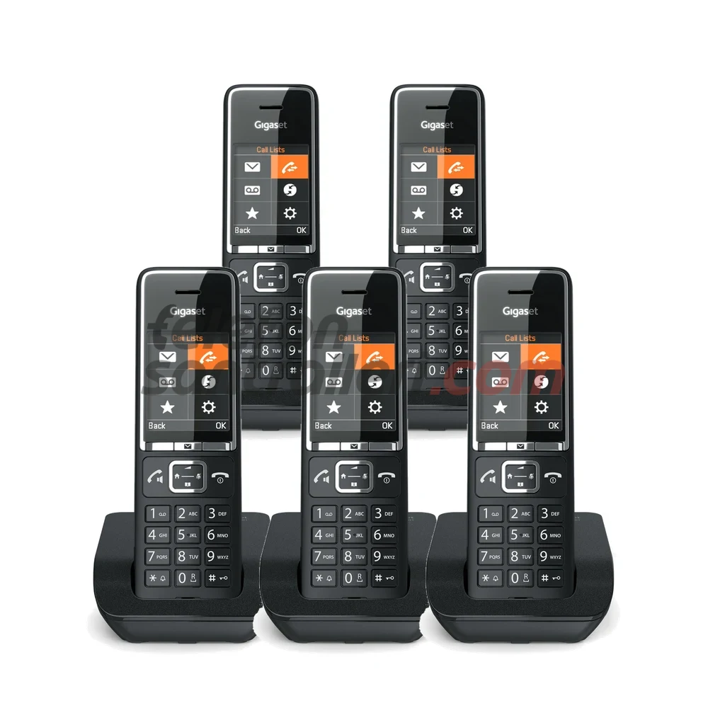 Gigaset Comfort 550 Analog Dect Telefon 5'li Paket
