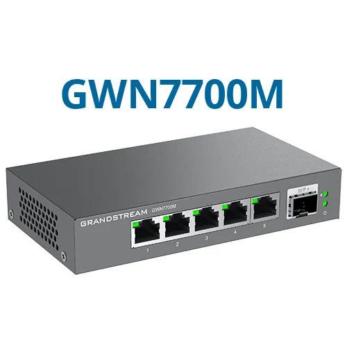 Grandstream GWN7700M 6-Port 2.5G Multi-Gigabit Yönetilemeyen Switch