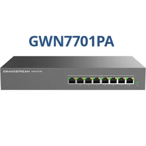 Grandstream GWN7701PA 8-Port Yönetilemeyen Poe Switch
