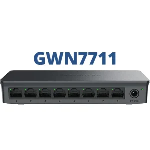 Grandstream GWN7711 8-Port Lite Yönetilebilir Switch