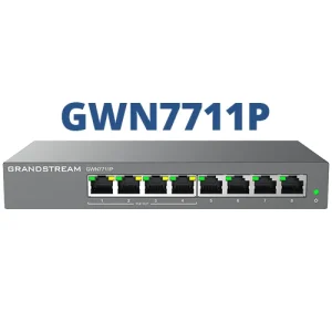 Grandstream GWN7711P 8-Port Lite Yönetilebilir Poe Switch