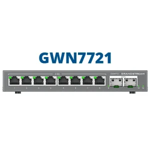 Grandstream GWN7721 10-Port 2.5G Lite Yönetilebilir Switch