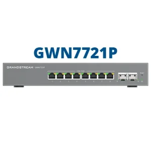 Grandstream GWN7721P 10-Port 2.5G Lite Yönetilebilir Poe Switch