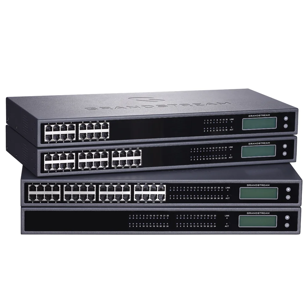 Grandstream GXW4224 V2 24 Port FXS VoIP Gateway Ağ Geçiti