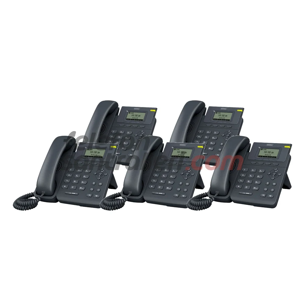 Karel IP1211 IP Telefon Adaptörlü 5'li Paket