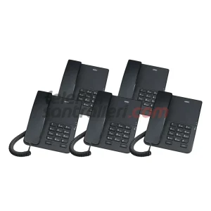Karel TM140 Masa Telefonu Siyah 5'li Paket