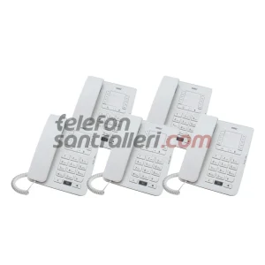 Karel TM142 Masa Telefonu Krem 5'li Paket