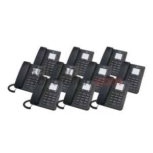 Karel TM142 Masa Telefonu Siyah 10'lu Paket