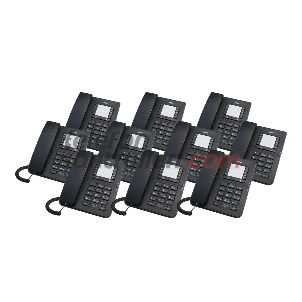 Karel TM142 Masa Telefonu Siyah 10'lu Paket