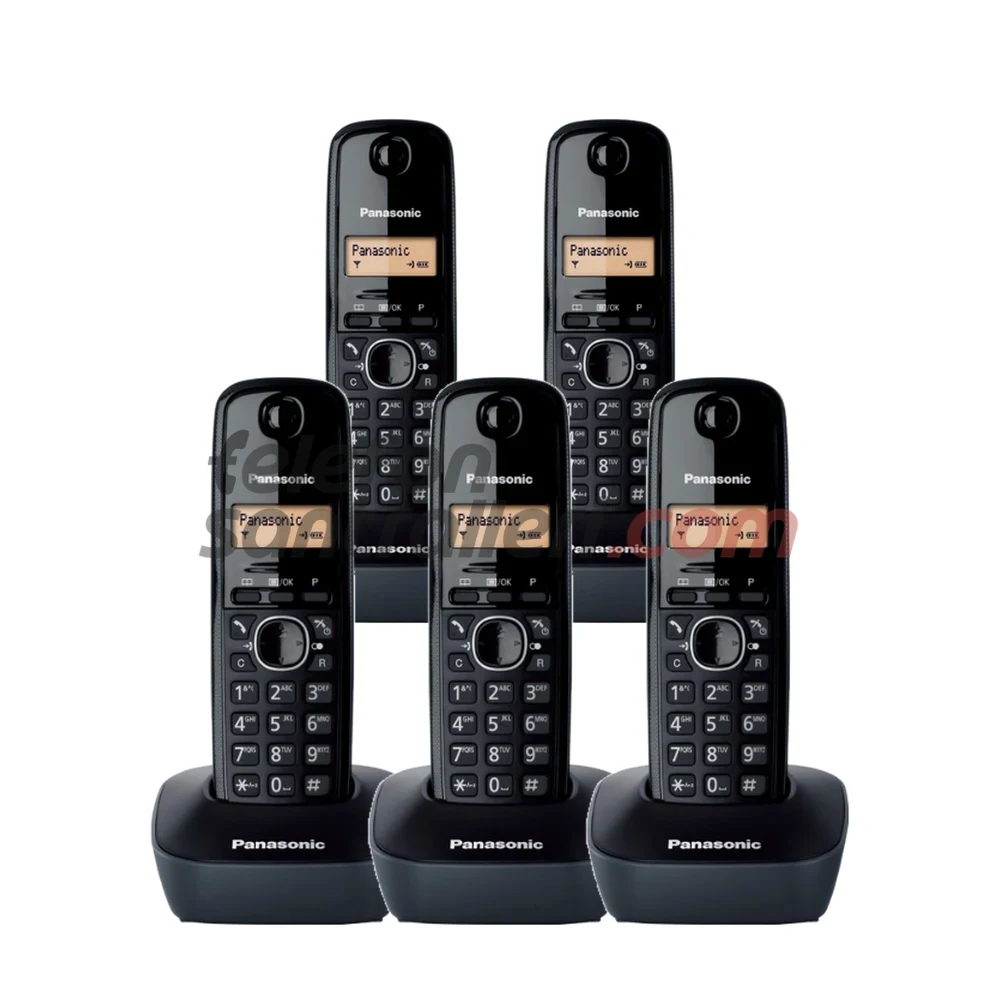Panasonic KX-TG1611 Telsiz Telefon 5'li Paket