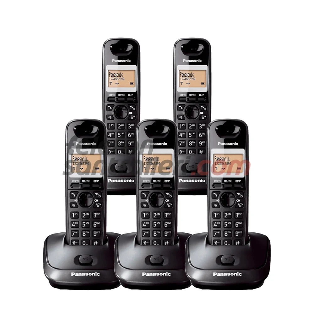 Panasonic KX-TG2511 Telsiz Telefon 5'li Paket